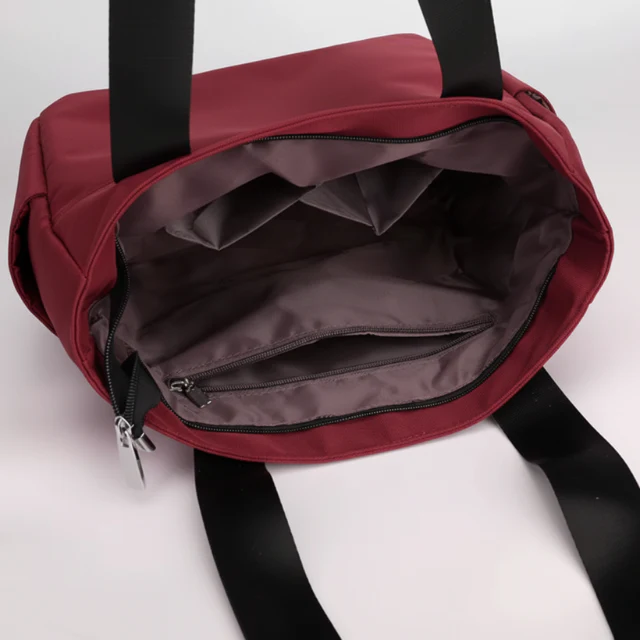 RevaCarry Large Size Red Multiple Compartments Handbag - Image 3